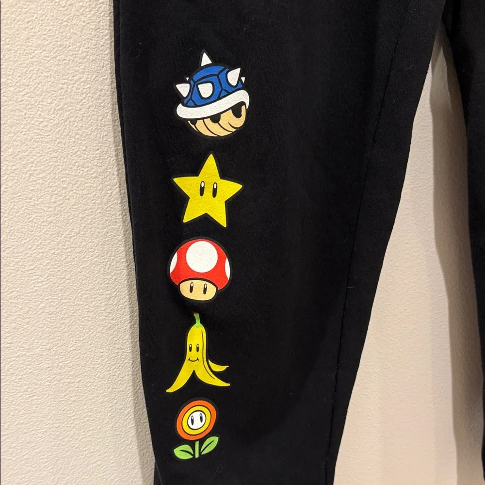 Kids Mario Kart Black Nintendo Sweatpants